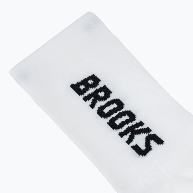 Bežecké ponožky Brooks Ghost Crew white/brooks 3