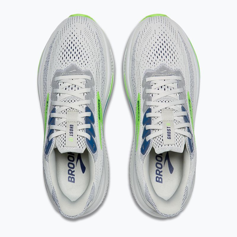 Pánske bežecké topánky Brooks Ghost 17 oyster/beacon blue/gecko 7
