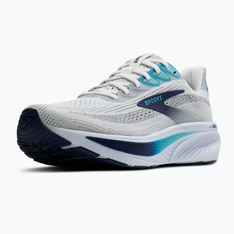 Pánske bežecké topánky Brooks Ghost 17 white/beacon blue/ipanema 4