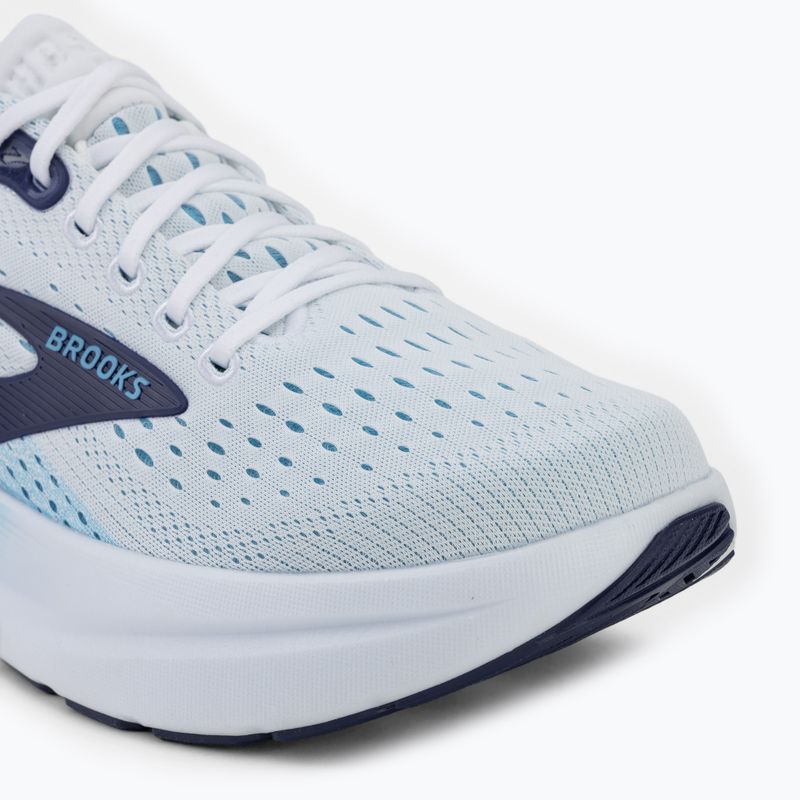 Pánske bežecké topánky Brooks Ghost Max 3 bright white/beacon blue/teal 7