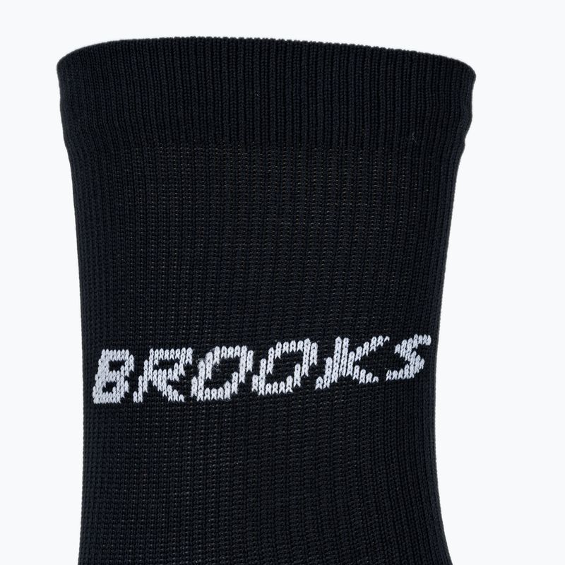 Bežecké ponožky Brooks Run-In Crew 3-Pack black 3