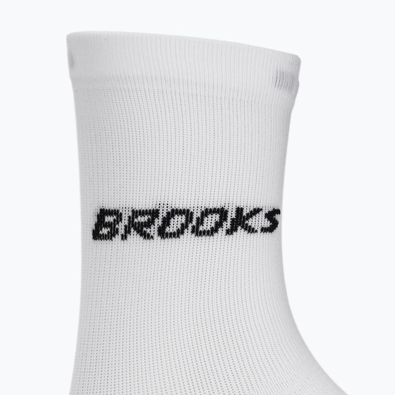 Bežecké ponožky Brooks Run-In Crew 3-Pack white 3