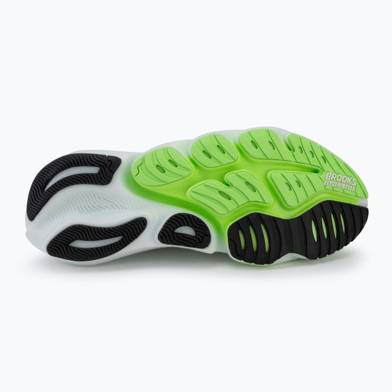 Pánske bežecké topánky Brooks Glycerin Flex white/green gecko/phantom 4