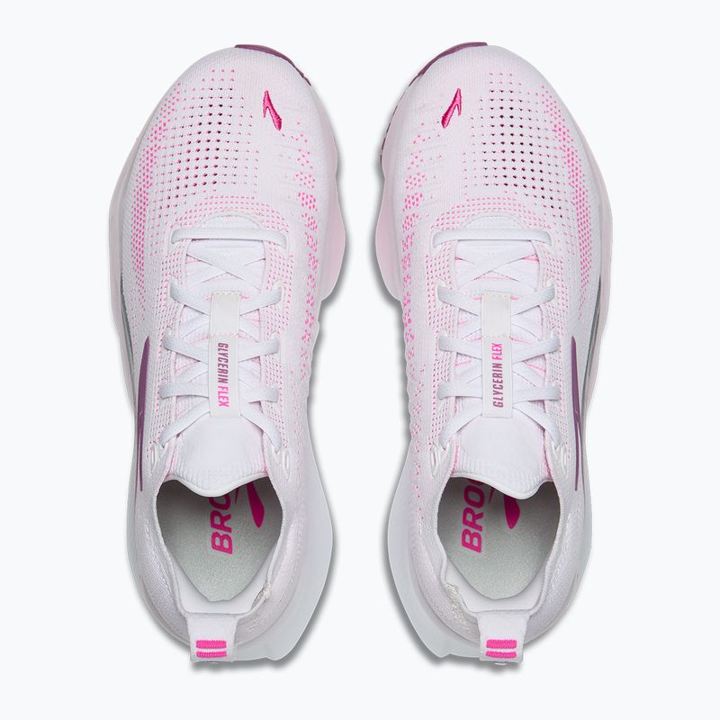 Dámske bežecké topánky Brooks Glycerin Flex white/cyber pink/argyle 7