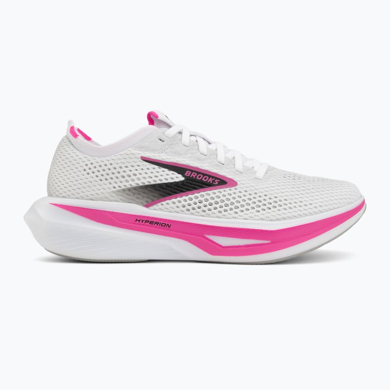 Dámske bežecké topánky Brooks Hyperion 3 white/luminary/cyber pink 2