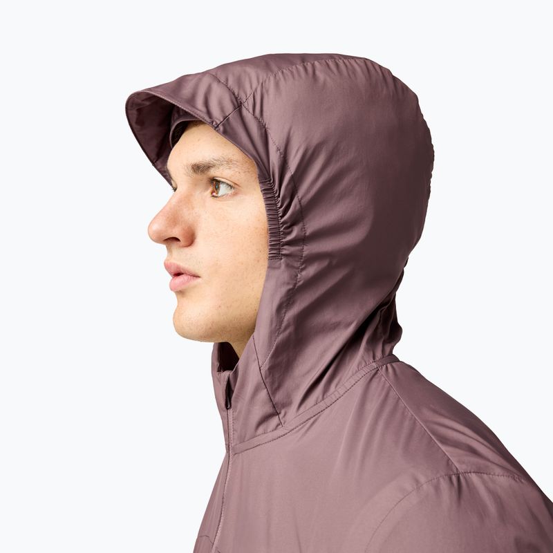 Pánska bežecká bunda Brooks Canopy Packable Jacket brown 4
