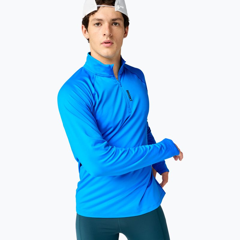 Pánska bežecká mikina Brooks Dash 1/4 Zip 3.0 blue 3