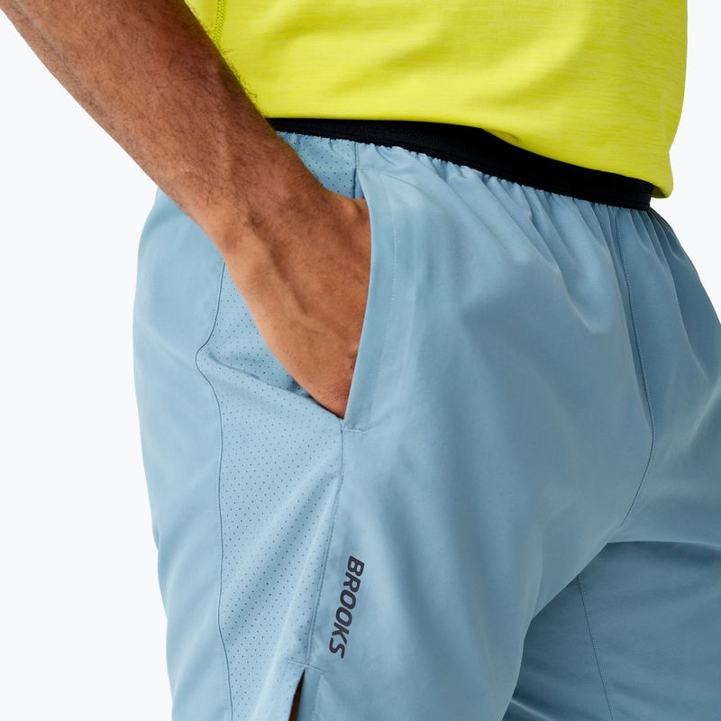 Pánske bežecké šortky Brooks Dash blue 5