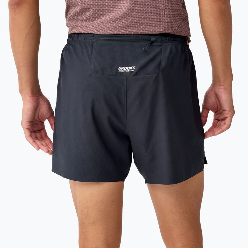 Pánske bežecké šortky Brooks Cascadia 2-in-1 Short black 2