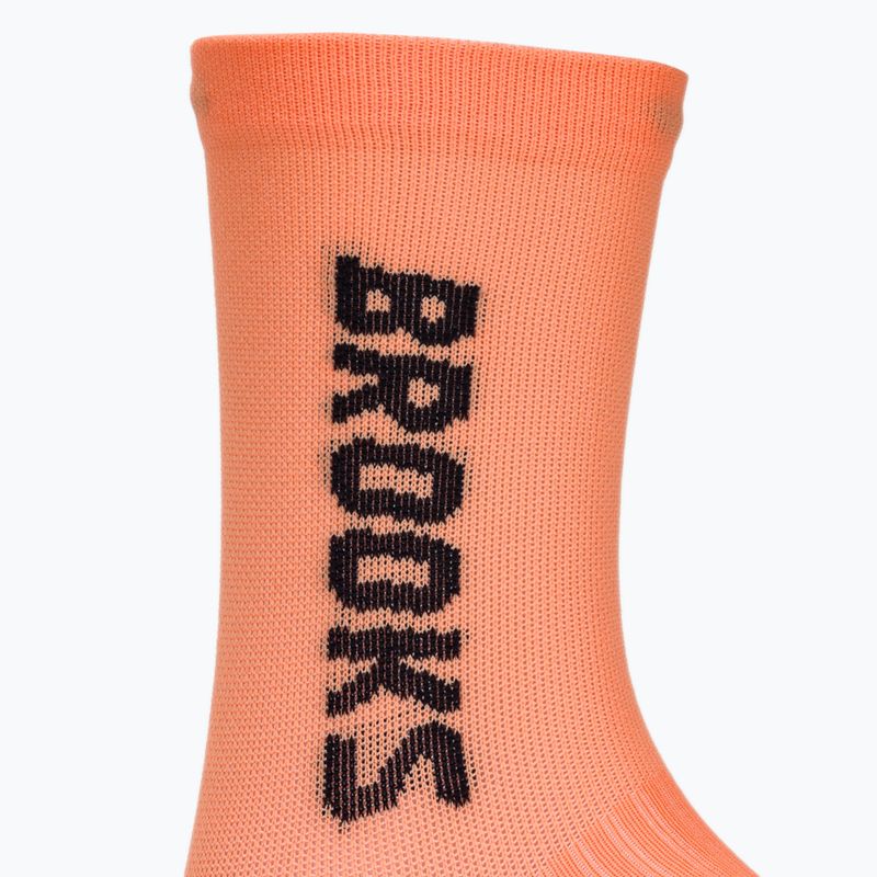 Bežecké ponožky Brooks Ghost Crew orange 3