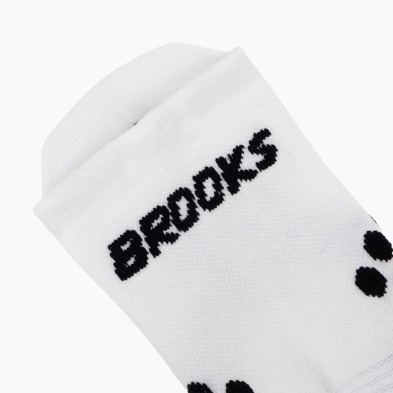 Bežecké ponožky Brooks Glycerin Sensory Quarter white 3