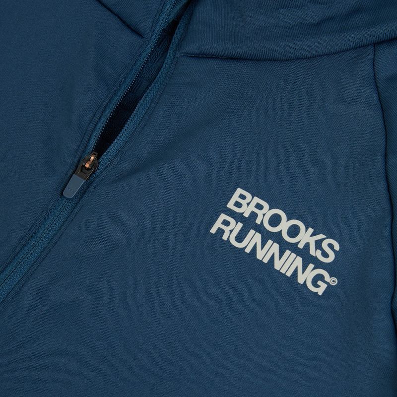 Pánska bežecká mikina Brooks Thermal Reflective 1/2 Zip blue 3