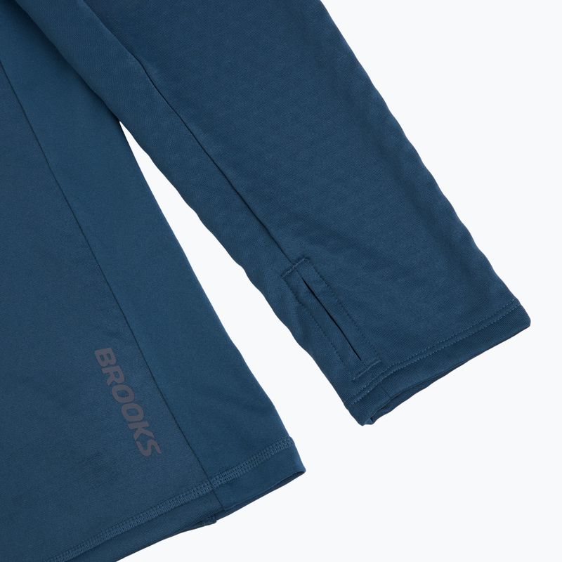 Pánska bežecká mikina Brooks Thermal Reflective 1/2 Zip blue 4