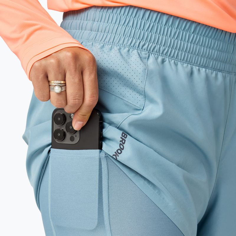 Dámske bežecké šortky Brooks Dash 2in1 blue 4