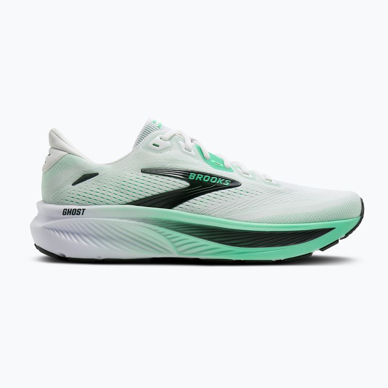 Pánske bežecké topánky Brooks Ghost 18 white/spring bud/spruce 2