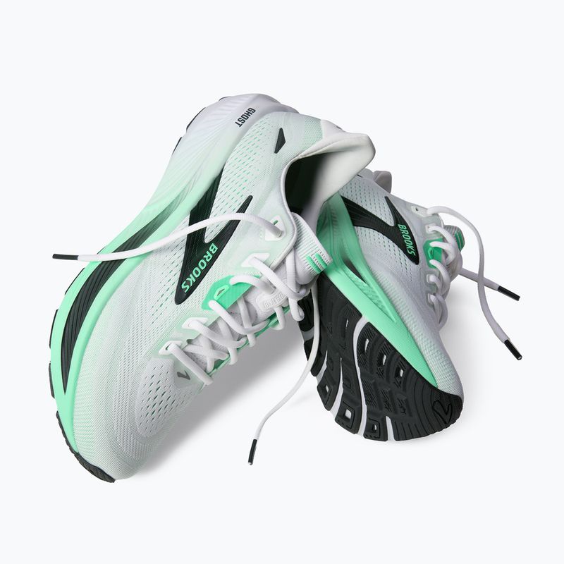 Pánske bežecké topánky Brooks Ghost 18 white/spring bud/spruce 6