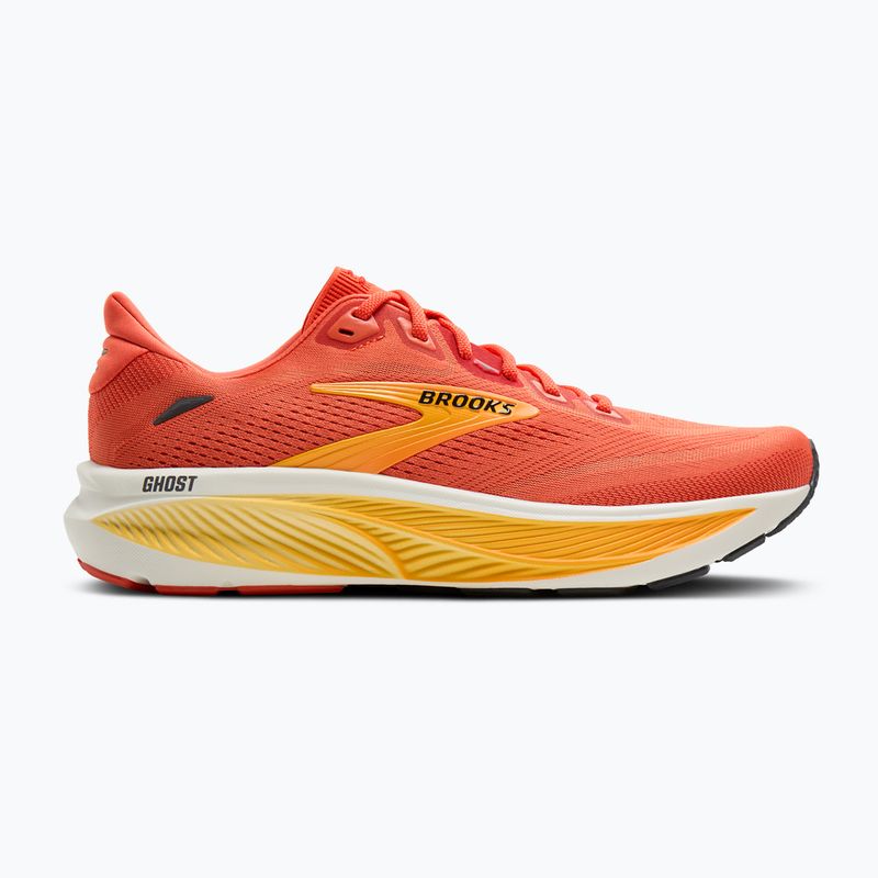 Pánske bežecké topánky Brooks Ghost 18 tigerlily/orange/pearl 2