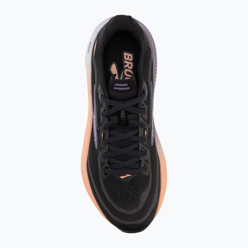 Dámske bežecké topánky Brooks Ghost 18 black/mulled grape/peach 5