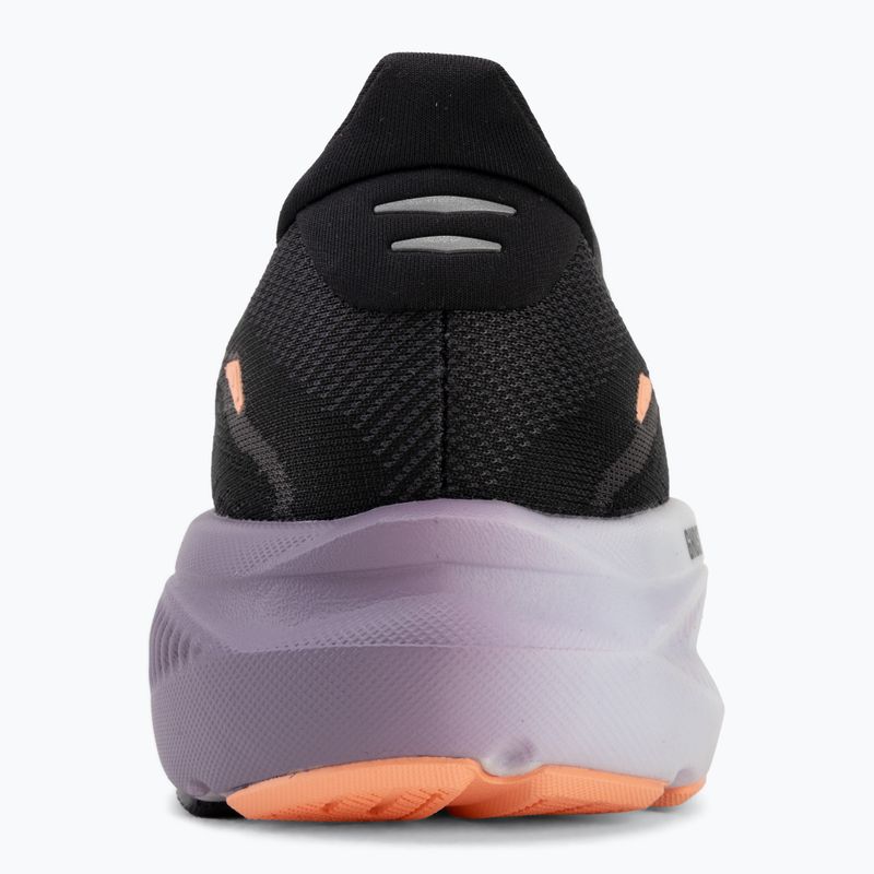 Dámske bežecké topánky Brooks Ghost 18 black/mulled grape/peach 6