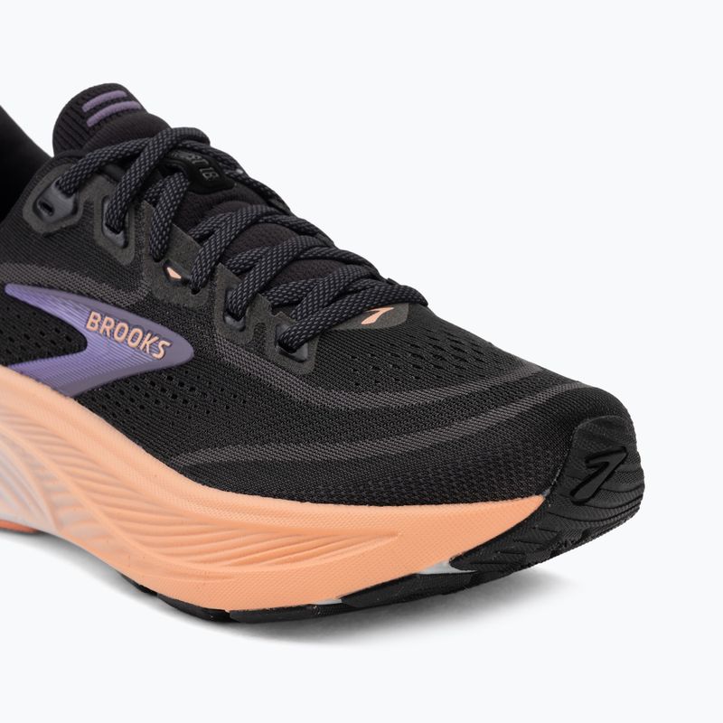 Dámske bežecké topánky Brooks Ghost 18 black/mulled grape/peach 7