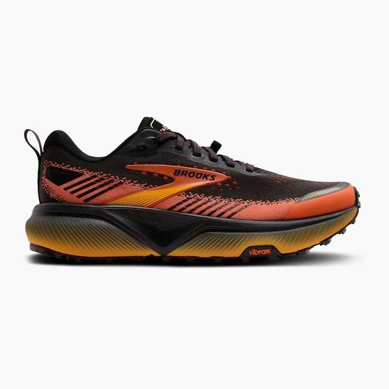 Pánske bežecké topánky Brooks Cascadia 20 black/tigerlily/orange 2