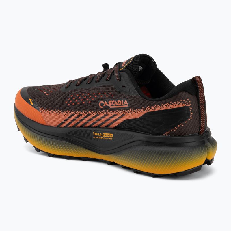 Pánske bežecké topánky Brooks Cascadia 20 black/tigerlily/orange 3