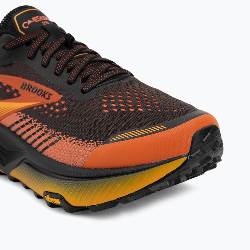 Pánske bežecké topánky Brooks Cascadia 20 black/tigerlily/orange 7