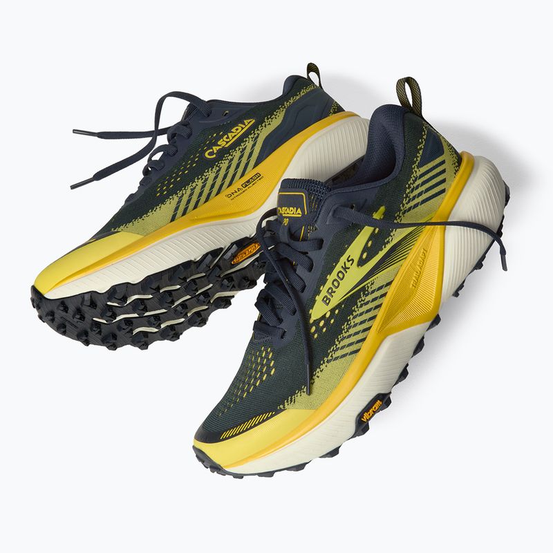 Pánske bežecké topánky Brooks Cascadia 20 navy/nightlife/grey 6