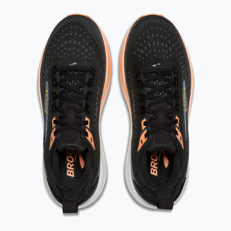 Dámske bežecké topánky Brooks Ghost Max 4 black/folkstone/cyber peach 5