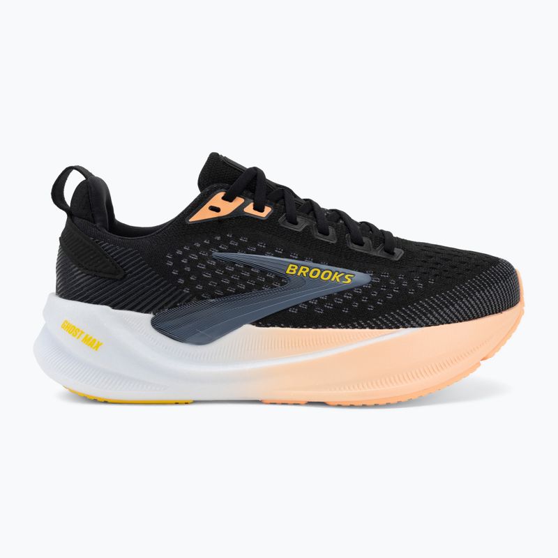 Dámske bežecké topánky Brooks Ghost Max 4 black/folkstone/cyber peach 2