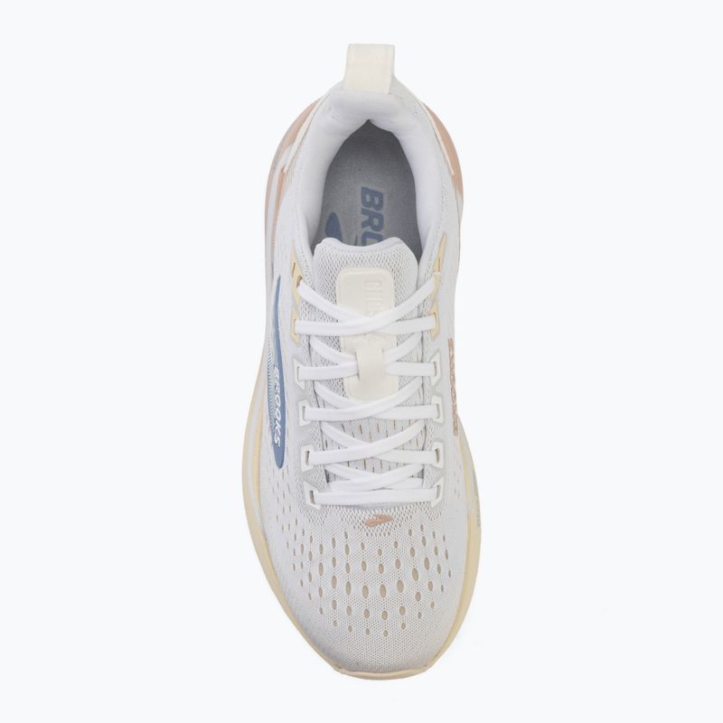 Dámske bežecké topánky Brooks Ghost Max 4 white/rose/rutabaga 5