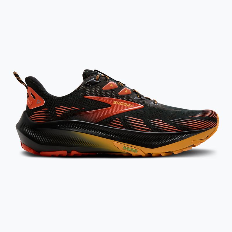 Pánske bežecké topánky Brooks Ghost Trail black/red/orange 2