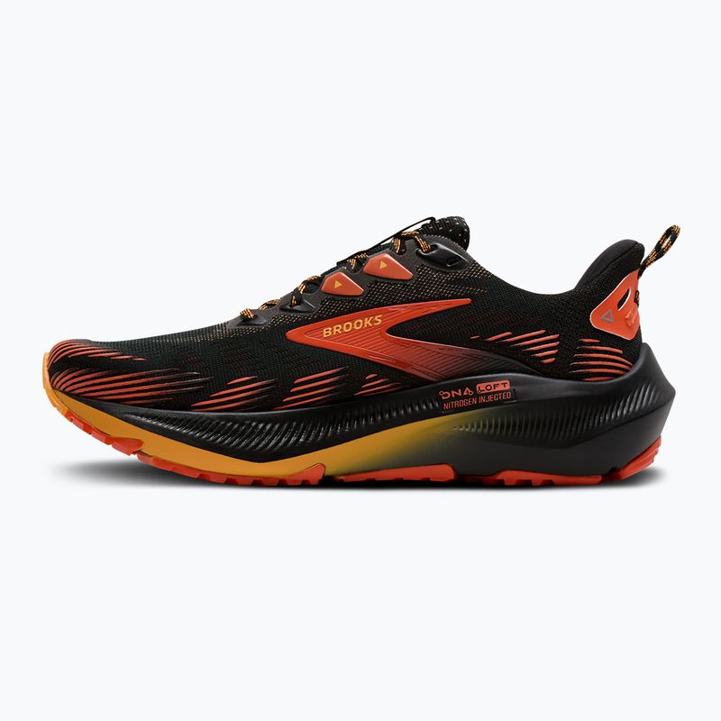 Pánske bežecké topánky Brooks Ghost Trail black/red/orange 3