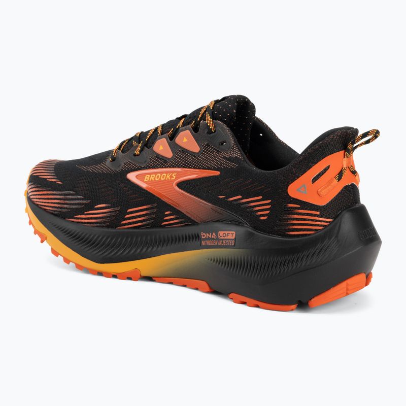 Pánske bežecké topánky Brooks Ghost Trail black/red/orange 3
