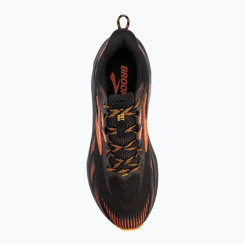 Pánske bežecké topánky Brooks Ghost Trail black/red/orange 5