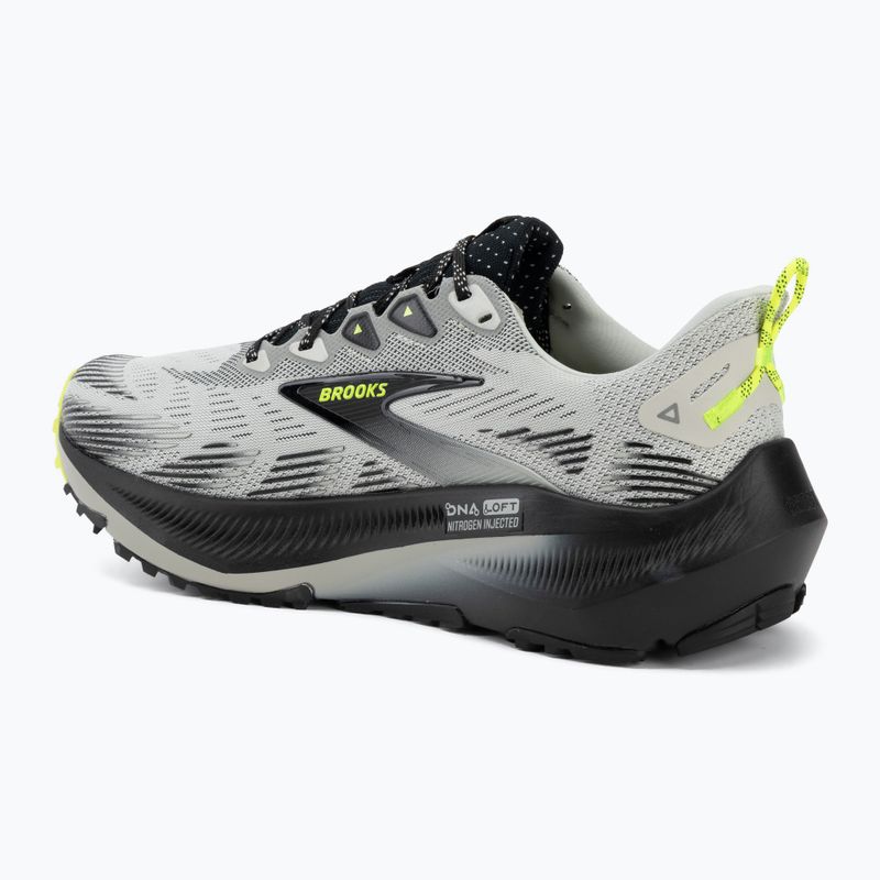 Pánske bežecké topánky Brooks Ghost Trail grey/black/nightlife 3