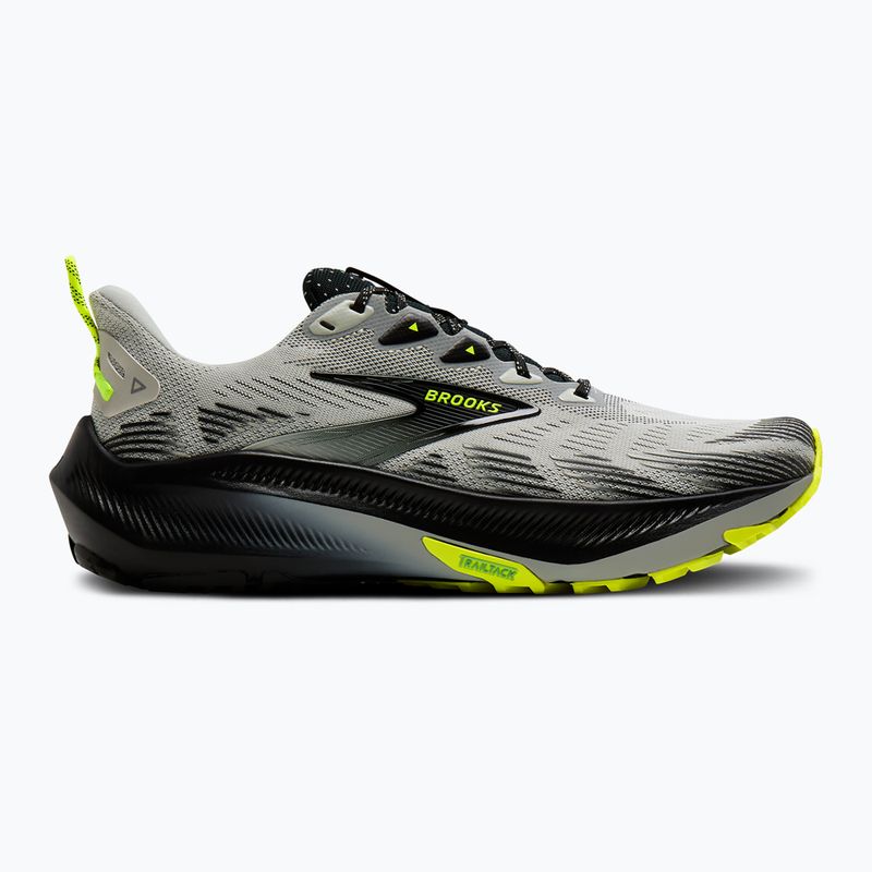 Pánske bežecké topánky Brooks Ghost Trail grey/black/nightlife 2