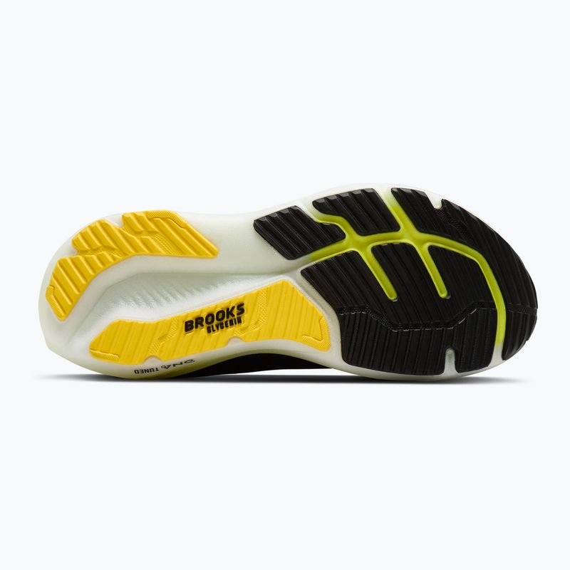 Pánske bežecké topánky Brooks Glycerin 23 black/cyber yellow/nightlife 4