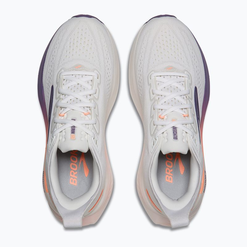 Dámske bežecké topánky Brooks Glycerin 23 white/mulled grape/clear 5