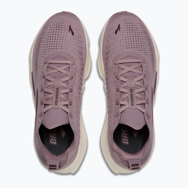Dámske bežecké topánky Brooks Glycerin Flex rose/raisin/metallic 5