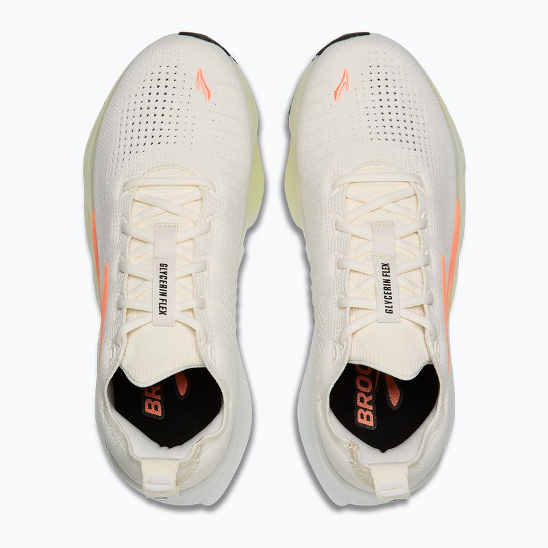 Dámske bežecké topánky Brooks Glycerin Flex white/peach/nightlife 5