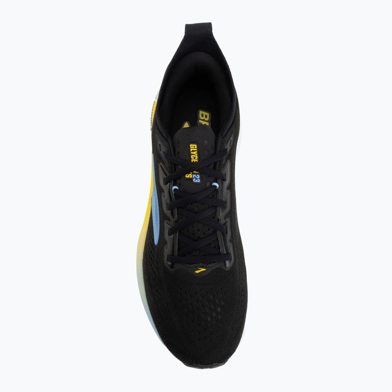 Pánske bežecké topánky Brooks Glycerin GTS 23 black/cyber yellow/nightlife 5