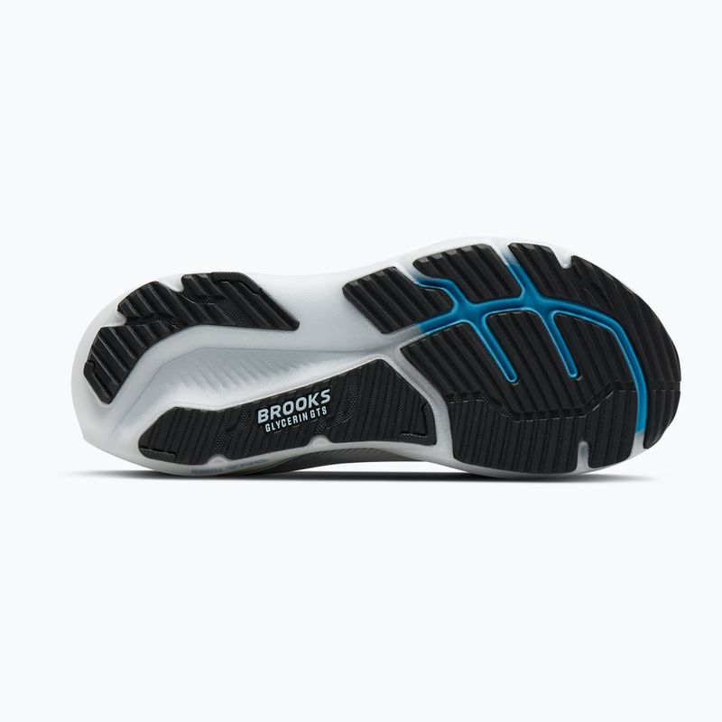 Pánske bežecké topánky Brooks Glycerin GTS 23 white/rain/baltic sea 4