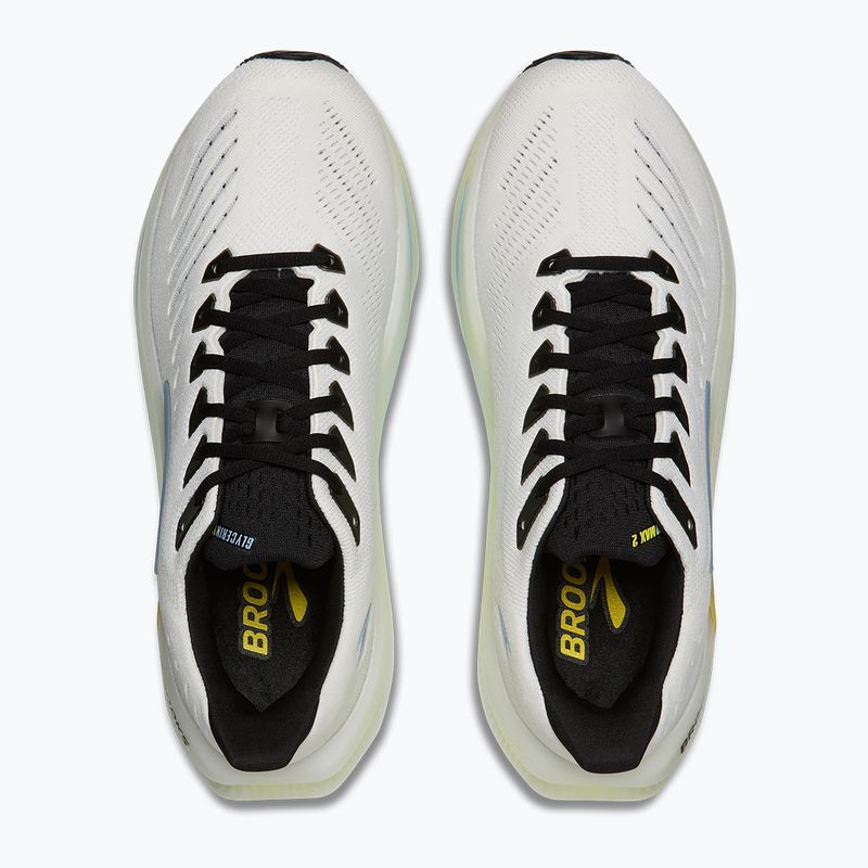 Pánske bežecké topánky Brooks Glycerin Max 2 bright white/black/nightlife 5