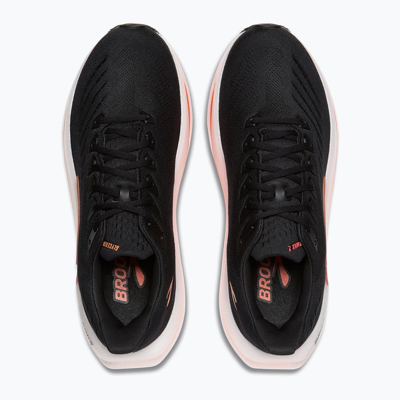 Pánske bežecké topánky Brooks Glycerin Max 2 black/tigerlilly/orange 5