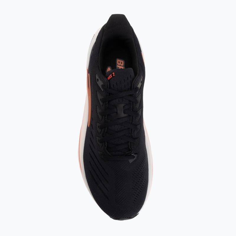 Pánske bežecké topánky Brooks Glycerin Max 2 black/tigerlilly/orange 5