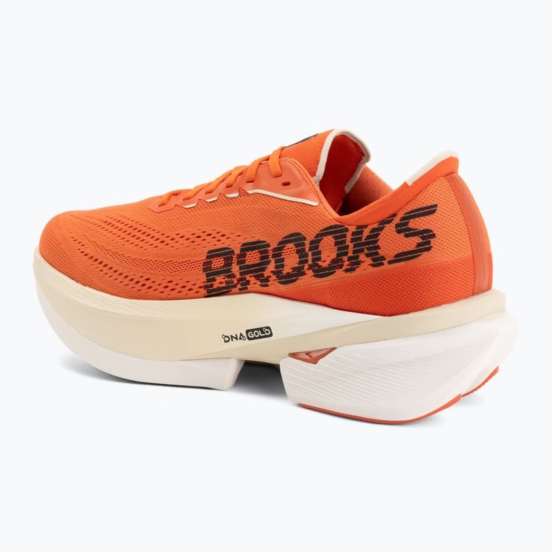 Pánske bežecké topánky Brooks Hyperion Max 4 tigerlily/wood ash/black 3
