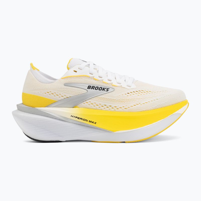 Dámske bežecké topánky Brooks Hyperion Max 4 white/cyber yellow/black 2