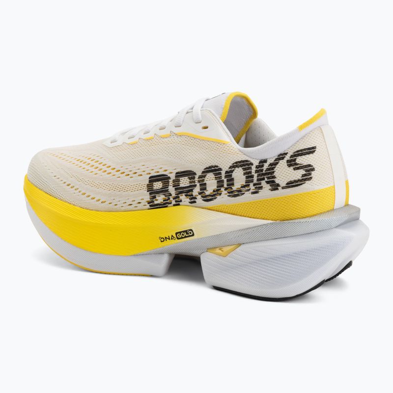 Dámske bežecké topánky Brooks Hyperion Max 4 white/cyber yellow/black 3