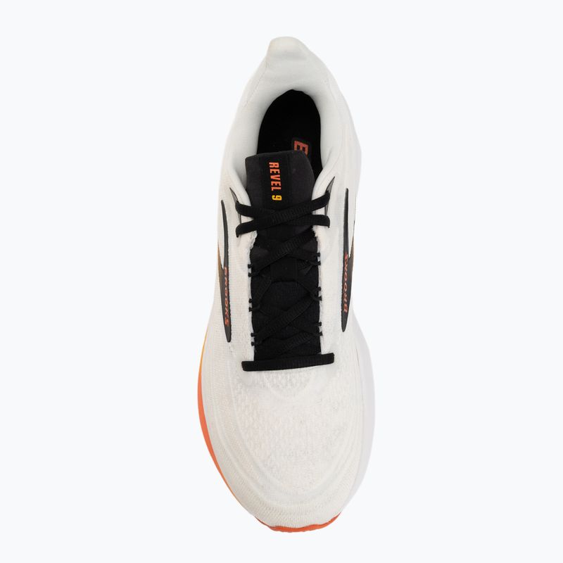 Pánske bežecké topánky Brooks Revel 9 white/orange/black 5